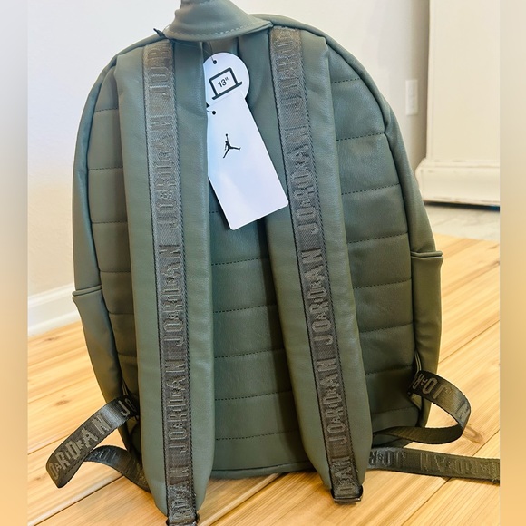 NEW- Air Jordan Olive Green Backpack NWT - Picture 10 of 16